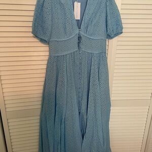 Baltic Born Blue Midi Dress